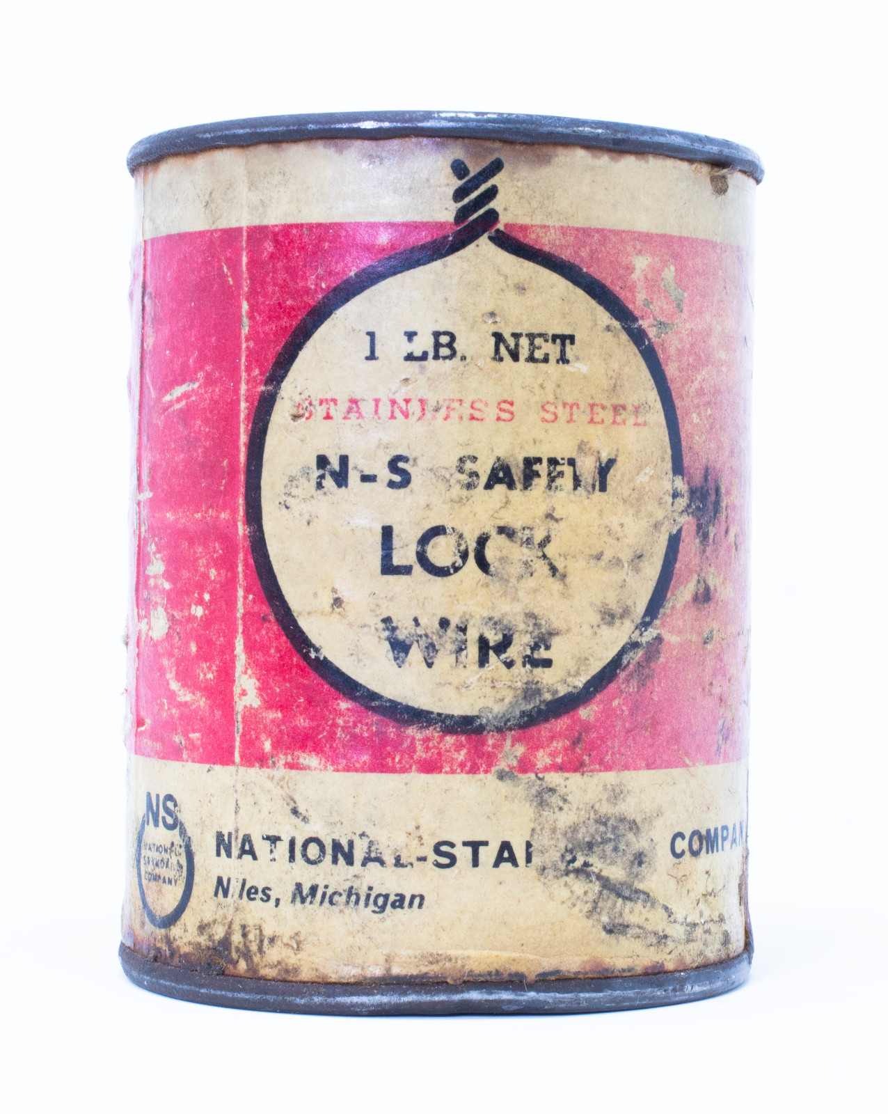 VTG National Standard USA Stainless Steel Safety Lock Wire Partial Can 15 oz