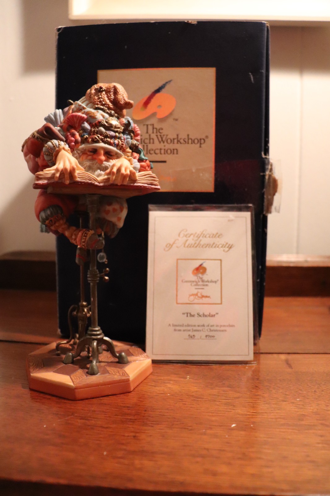 James Christensen porcelain figurine 
