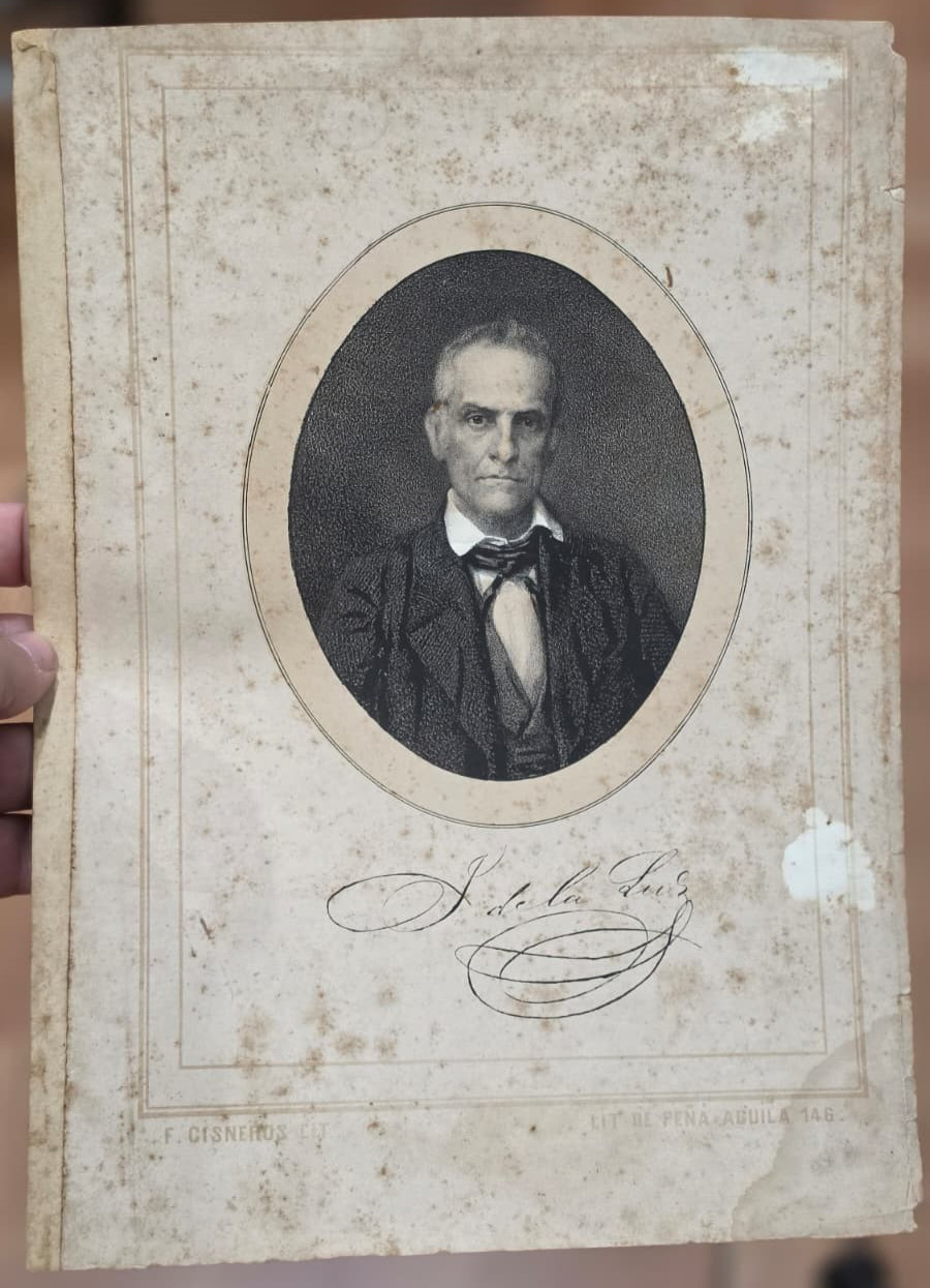 1900s CUBA CUBAN JOSE DE LA LUZ CABALLERO PHOTO ENGRAVED CISNEROS ART XXL