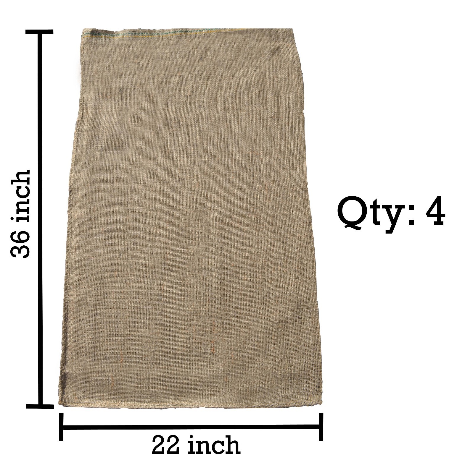 4 - 22x36 Burlap Bags, Burlap Sacks, Potato Sack Race Bags, Sandbags, Gunny Sack
