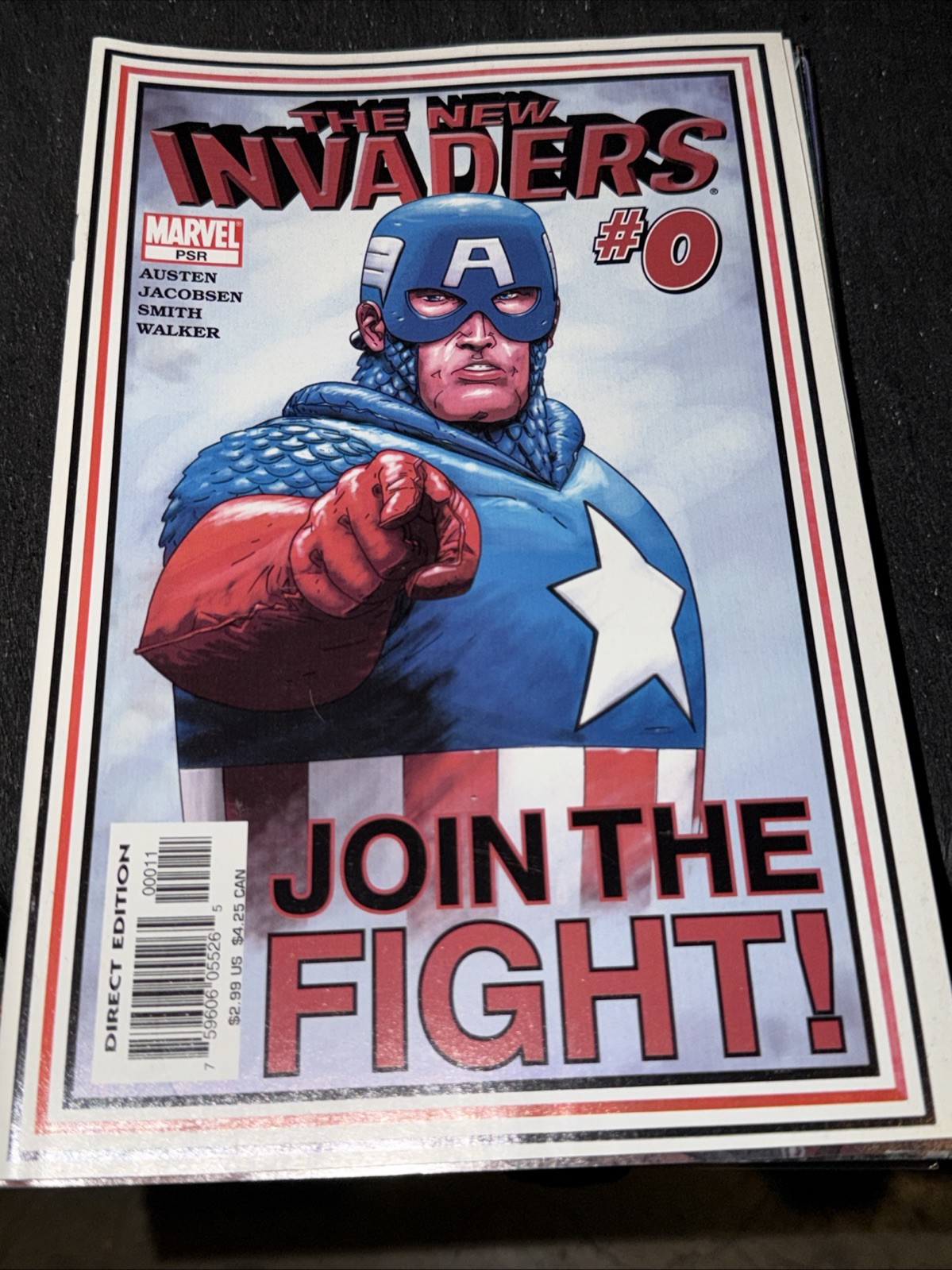 The New Invaders #0 • Retro Join the Fight Poster Cover (Marvel 2004) US Agent