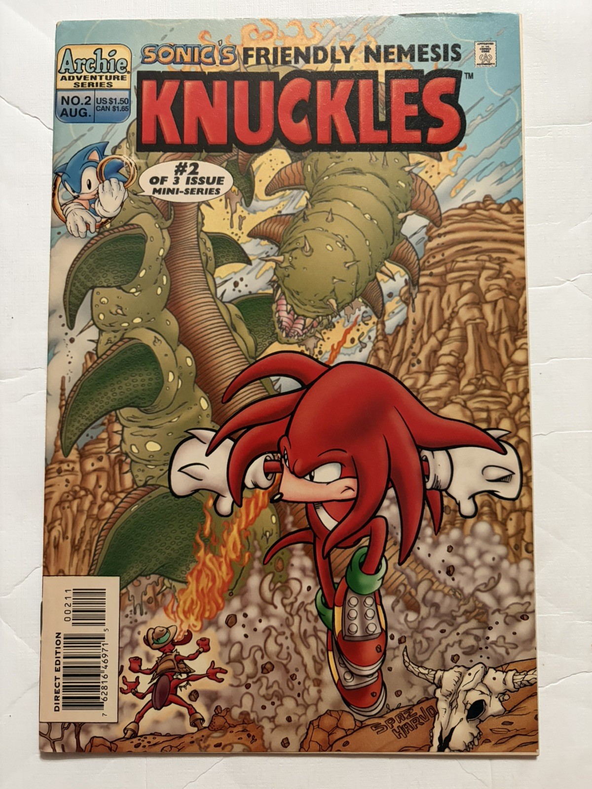 Sonic’s Friendly Nemesis Knuckles #2 Archie Comics 2 of 3 mini-series