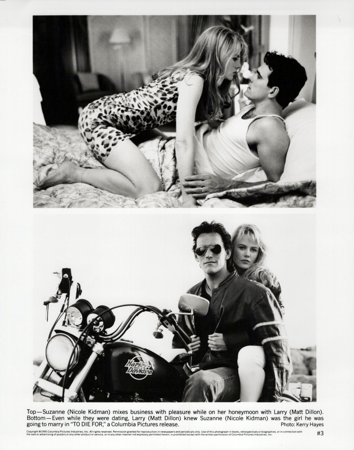 Nicole Kidman Matt Dillon Promo Press Photo Kerry Hayes To Die For 1995