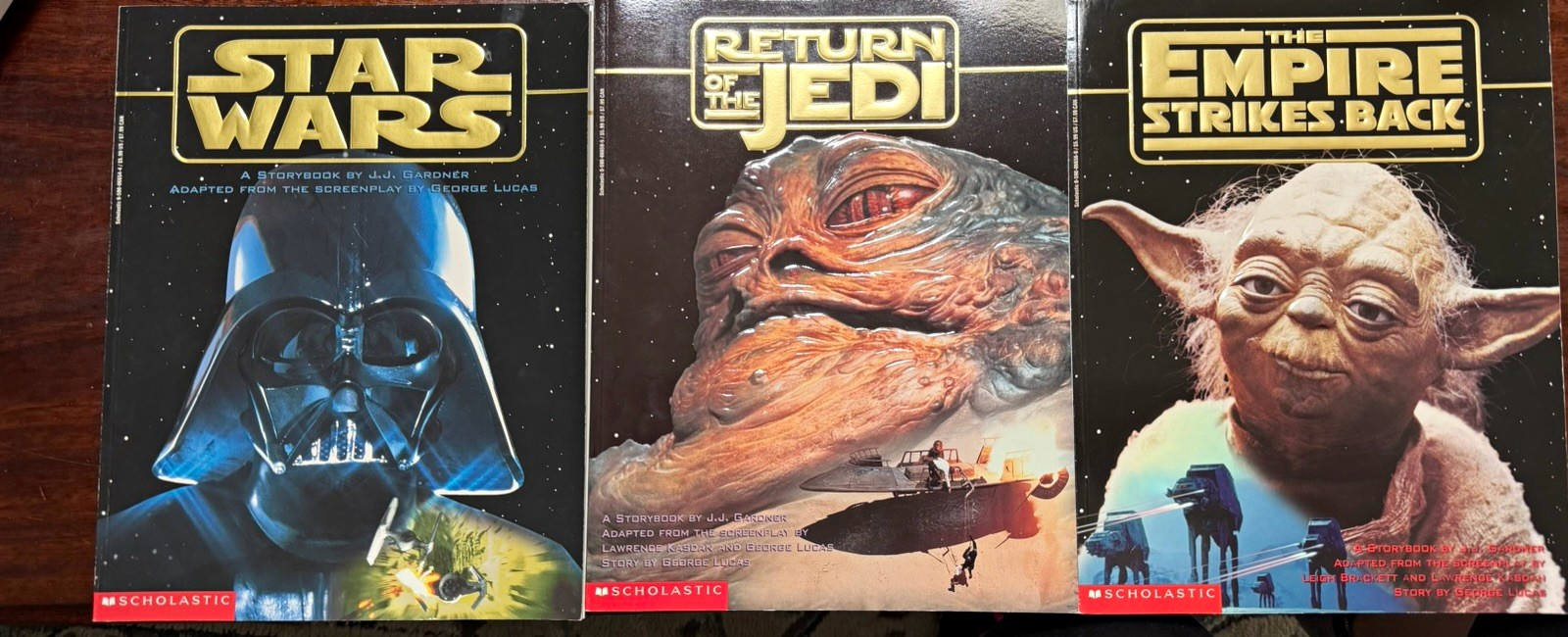 Scholastic Star Wars 3 Pull-Out Poster Books: Empire Strikes Back & Jedi