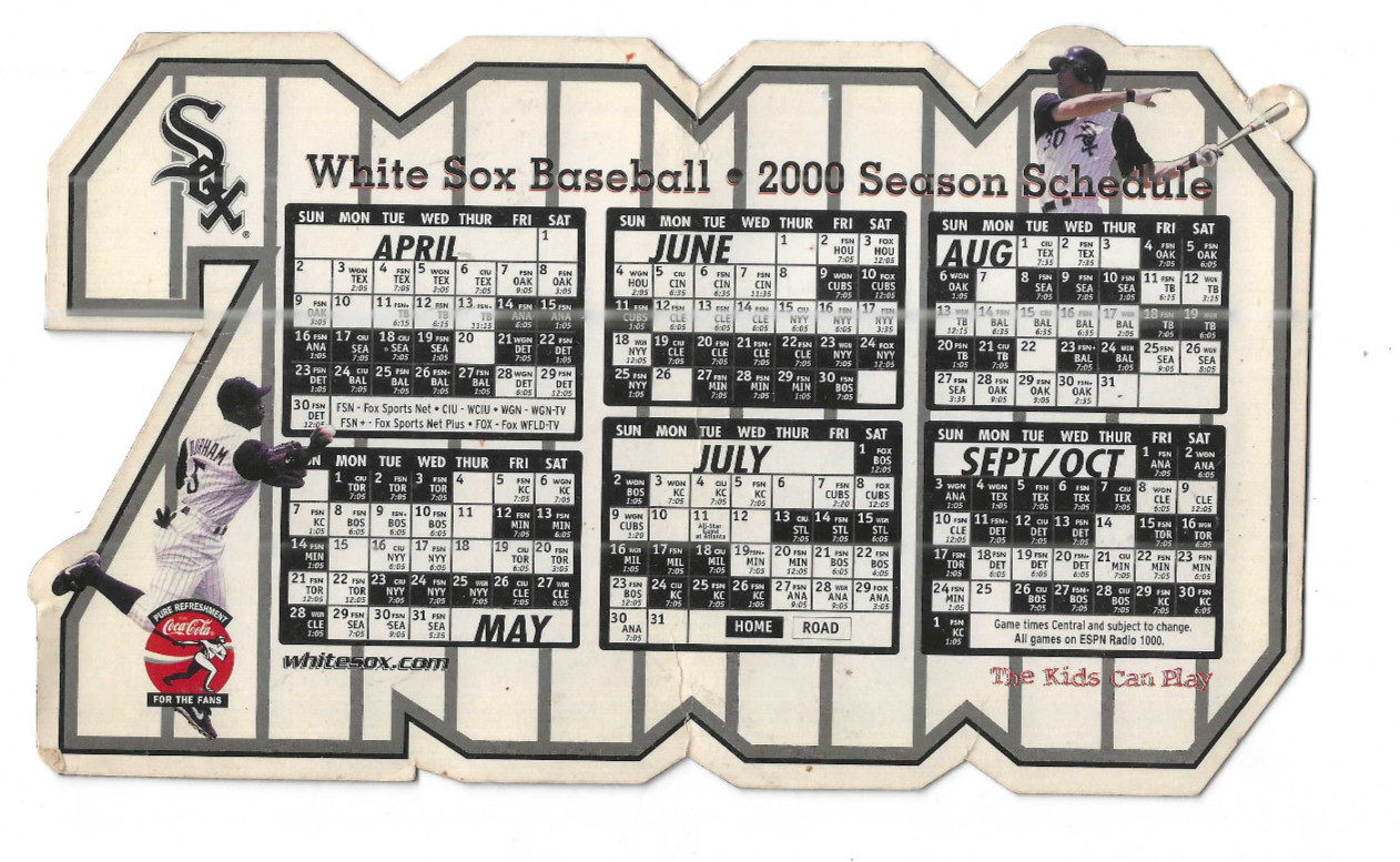 2 Chicago White Sox refrigerator magnets