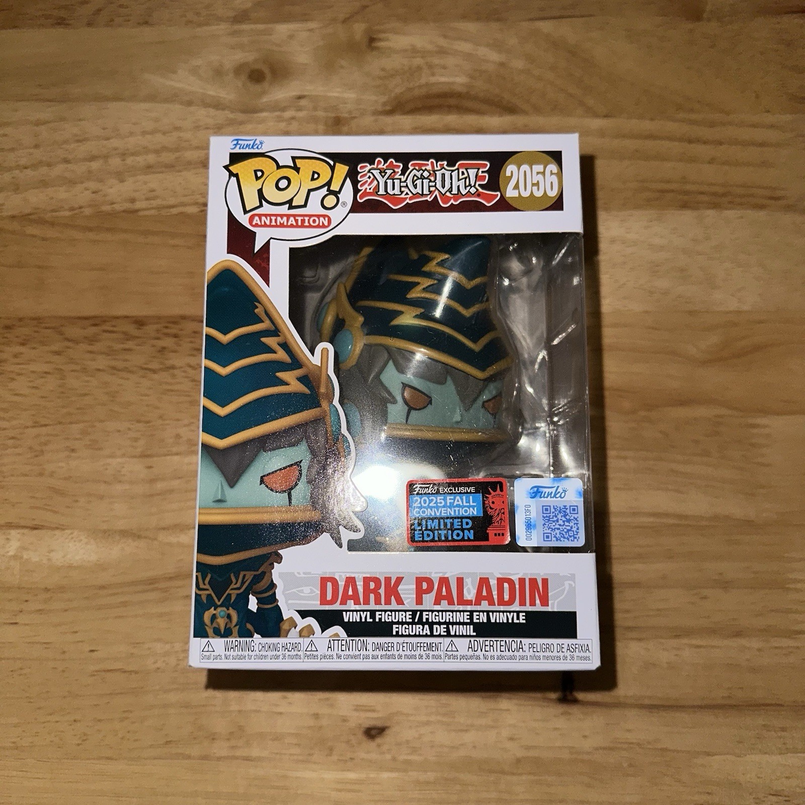 Funko Pop Yu-Gi-Oh 2056 Dark Paladin 2025 Fall Convention Vinyl Figure