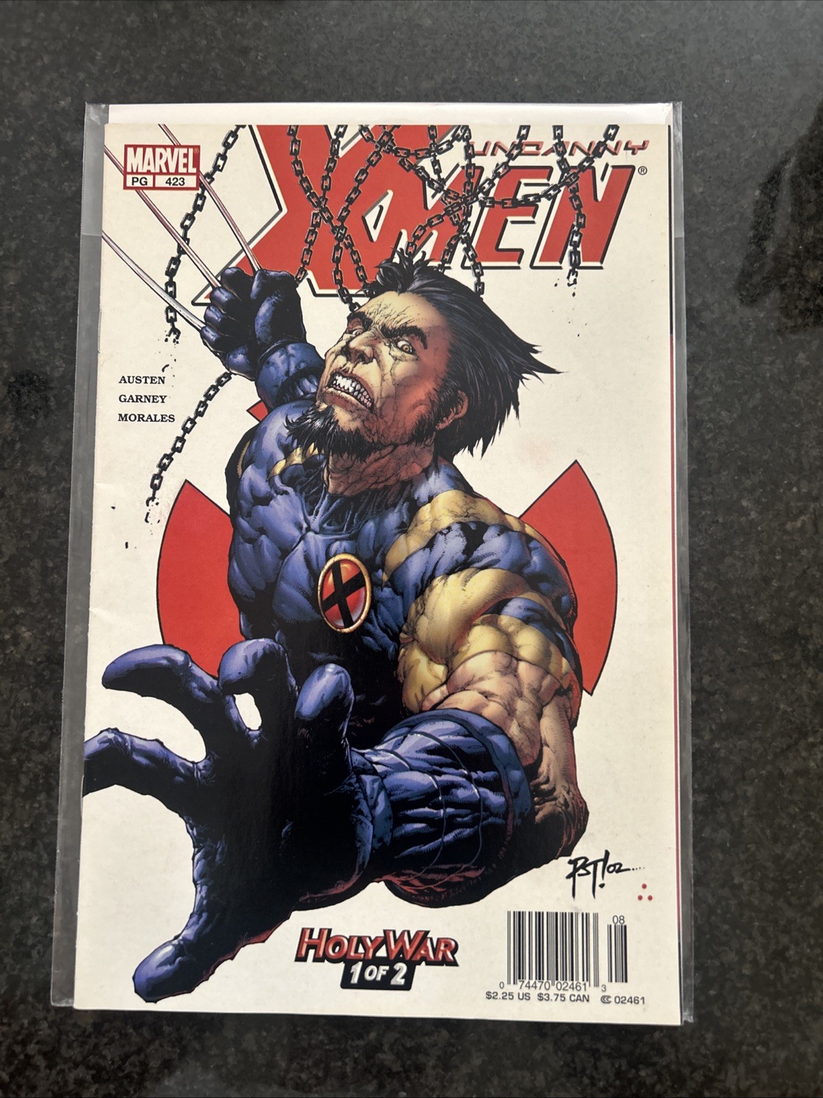 Uncanny X-men 423 Newsstand Variant NM 2003 Extremely Rare Variant