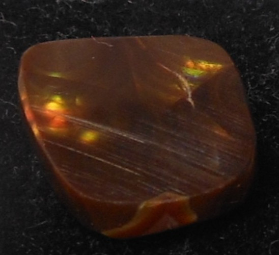 7.50ct Fire Agate Lapidary incomplete but has super color see photos