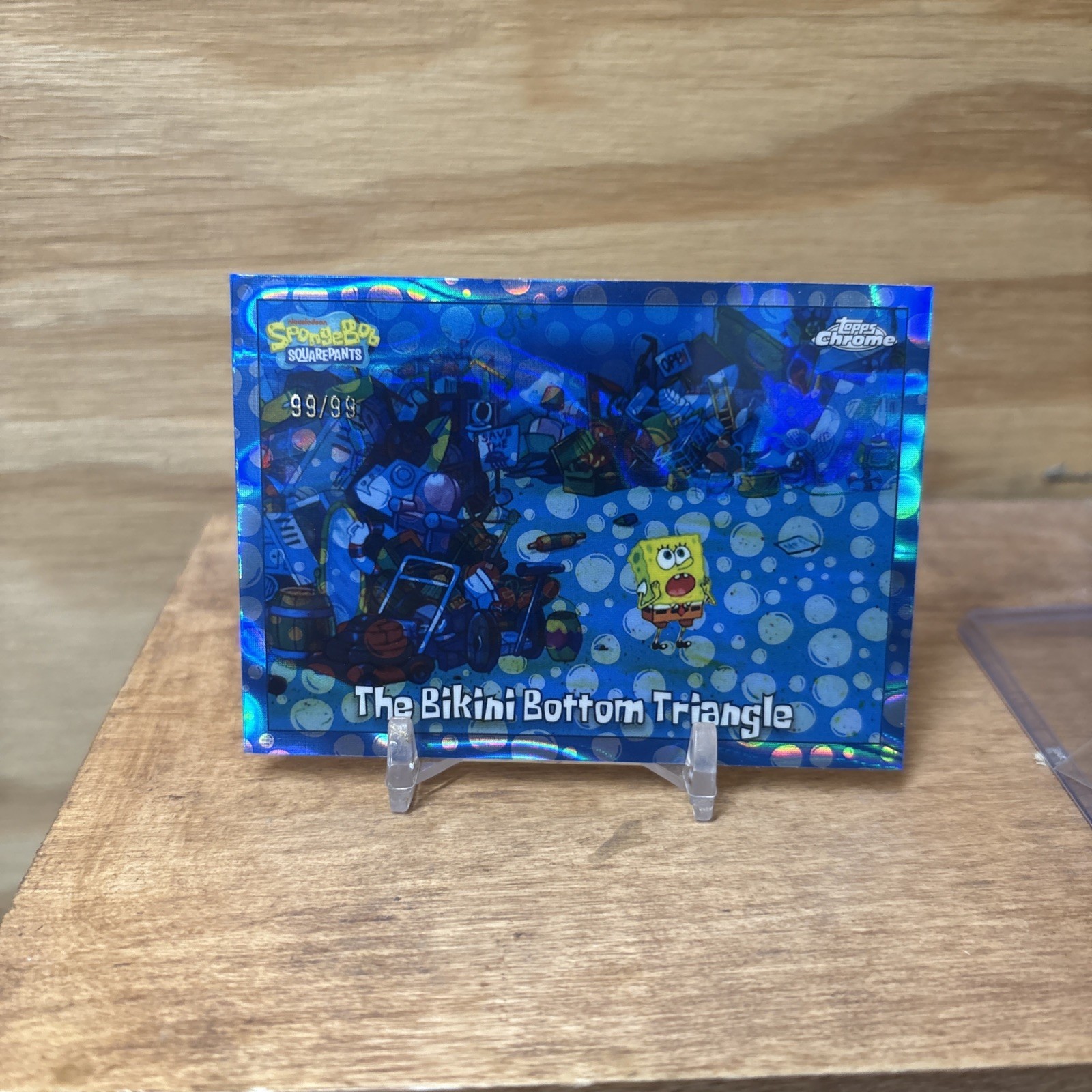 SpongeBob Topps Chrome The Bikini Bottom Triangle  99/99