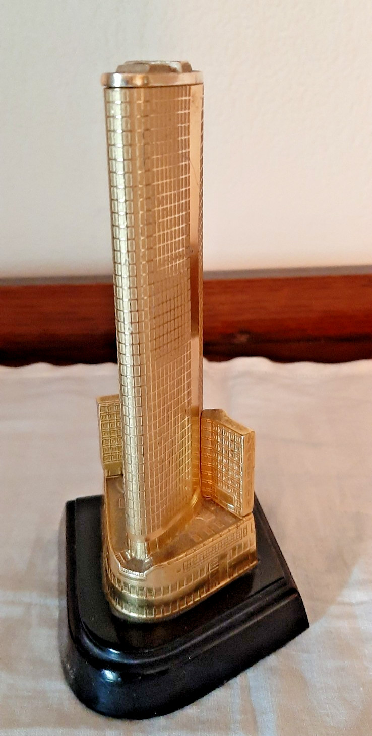 Edificio Italia, Promotional Souvenir Building, Metal (Rare) Sao Paolo, Brazil