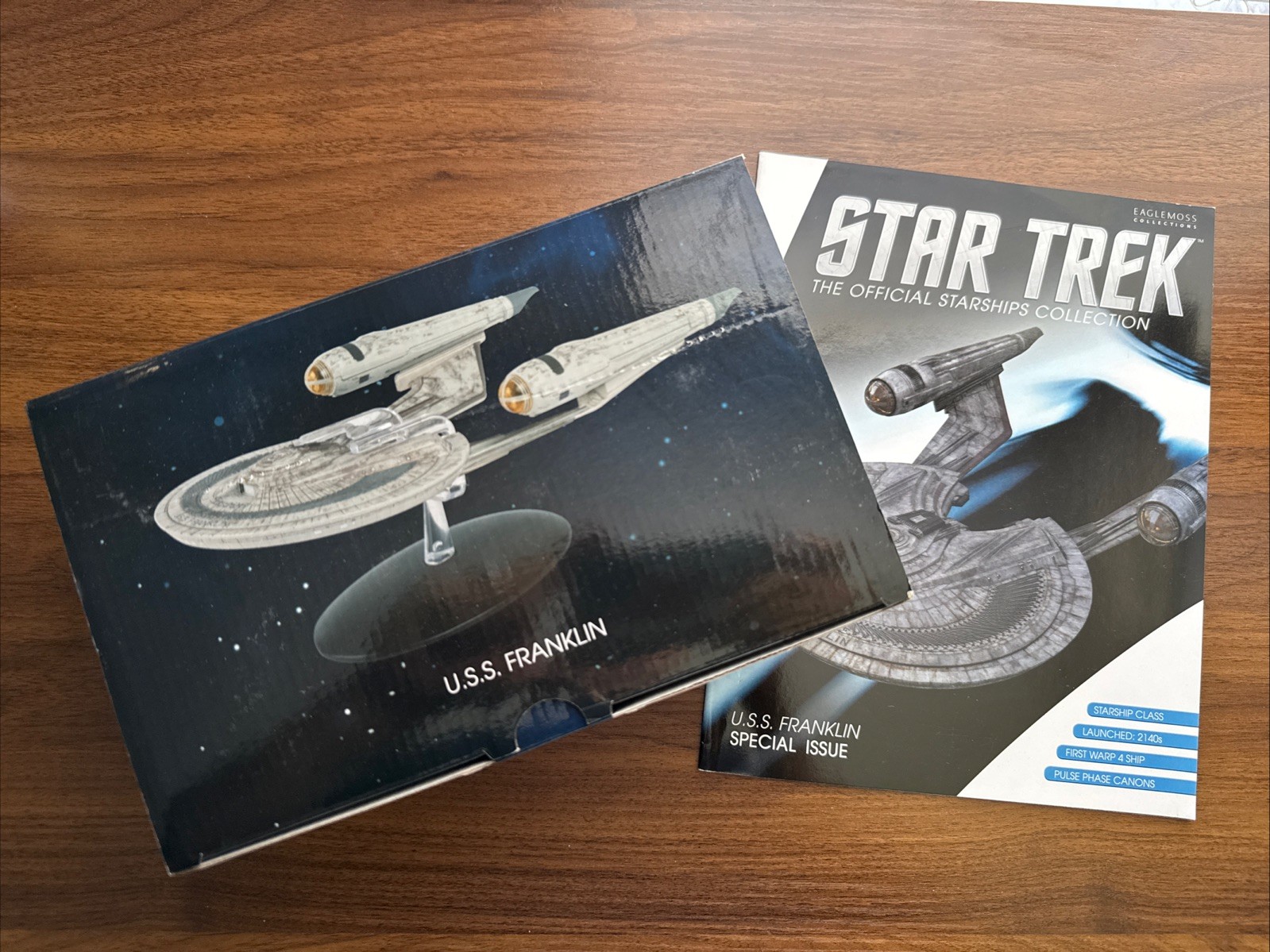 🔥 2017 Eaglemoss Star Trek Beyond USS FRANKLIN Starship NEW RETIRED 
