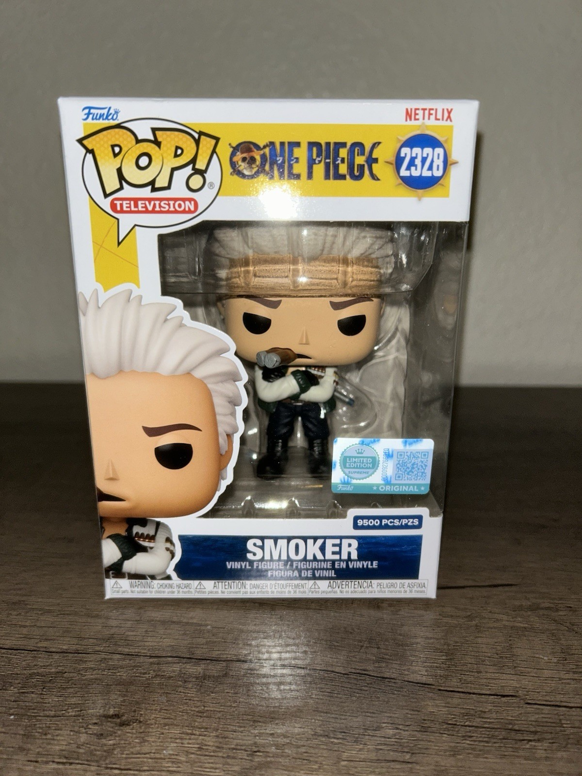 Funko Pop One Piece: Smoker #2328 LE Supreme 9500 pcs In Hand Brand New Sealed