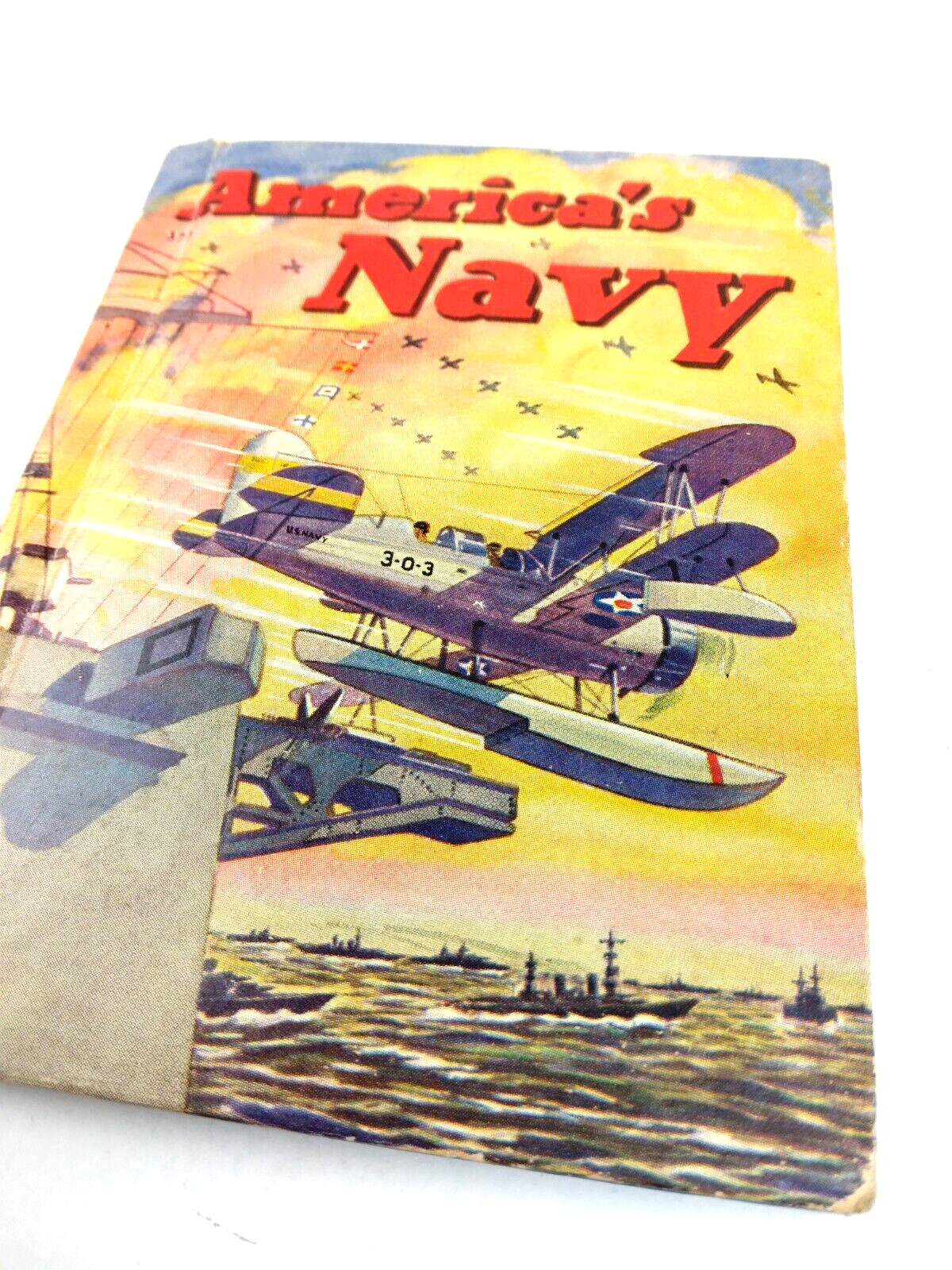 1942 America's Navy Small Hardback Book NICE
