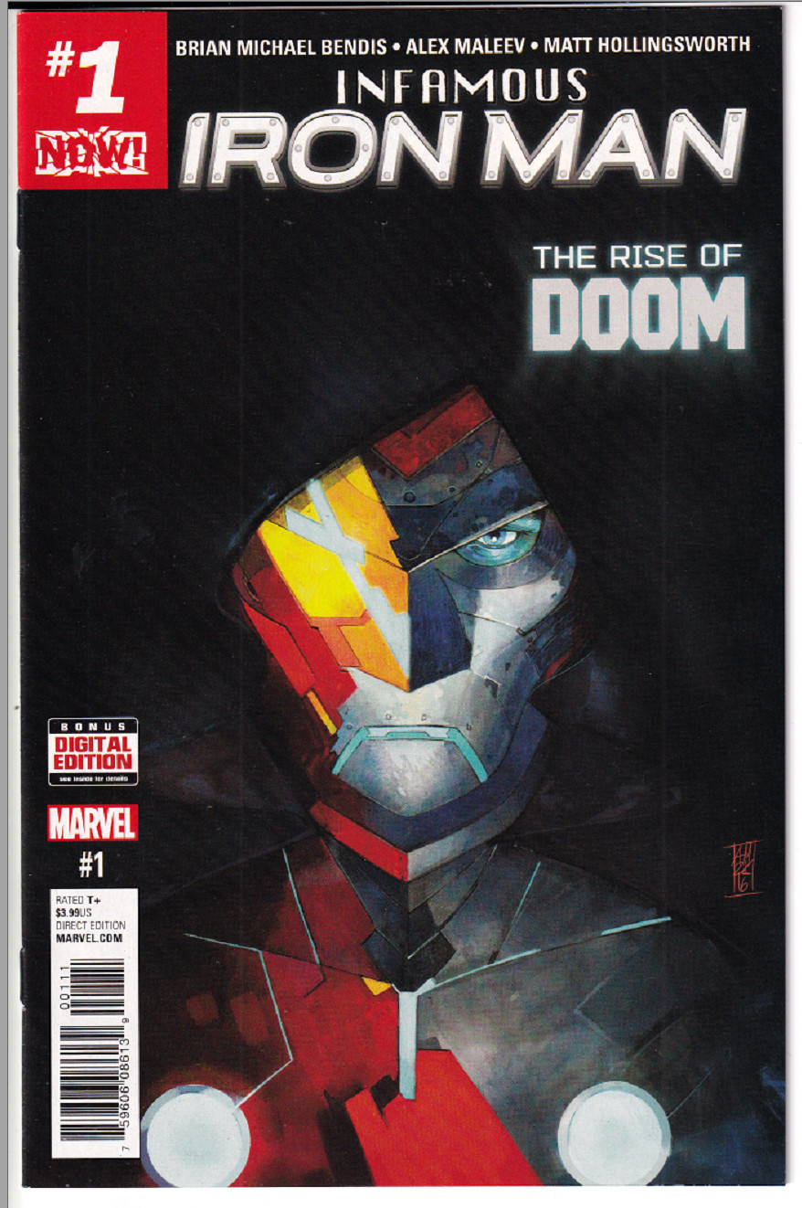 Infamous Iron Man #1 Cover A 1st Print Doom as Iron Man 2016 NM