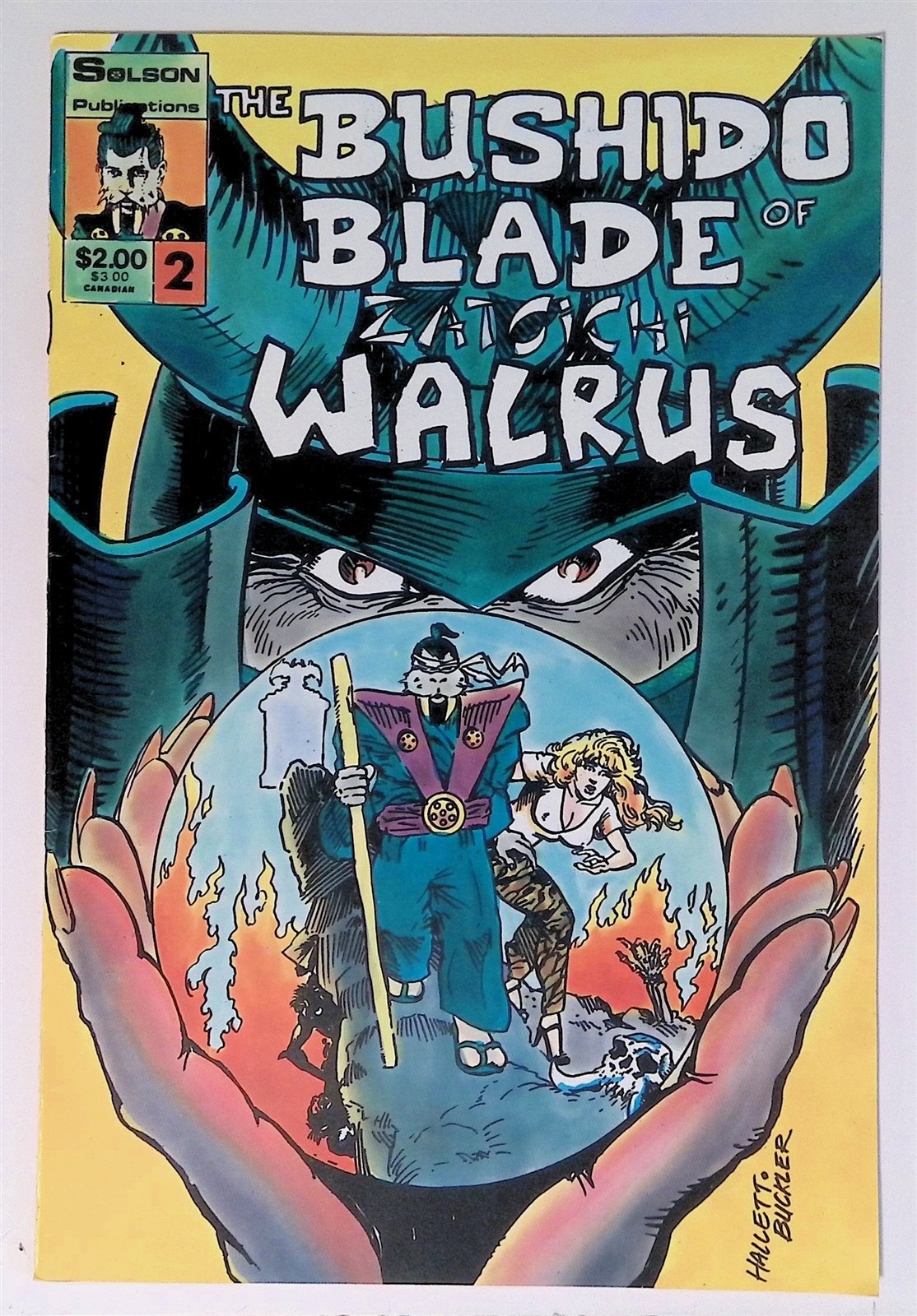 Bushido Blade of Zatoichi Walrus #2 (1986, Solson) 5.0 VG/FN 
