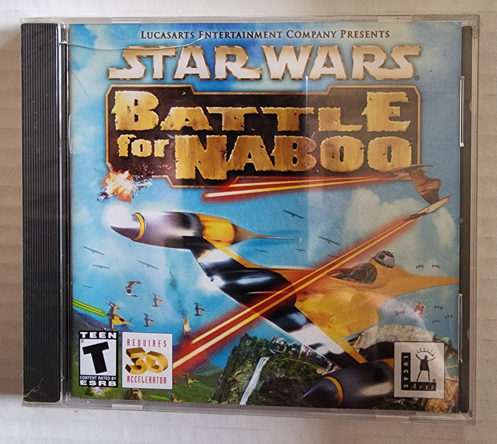 Star Wars Battle for Naboo, 2001, Jewel Cased, New & Sealed