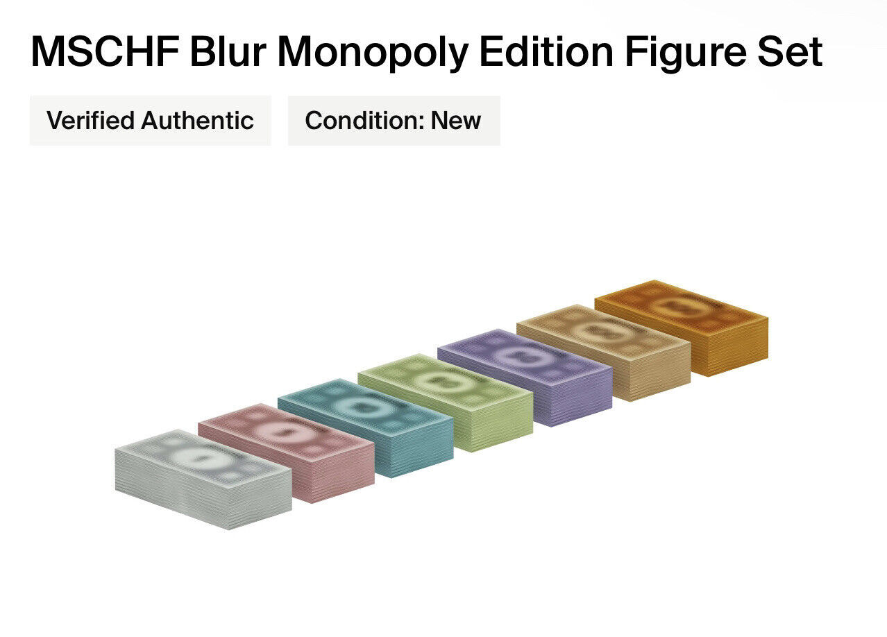 MSCHF Blur Monopoly set- Limited edition *IN HAND*