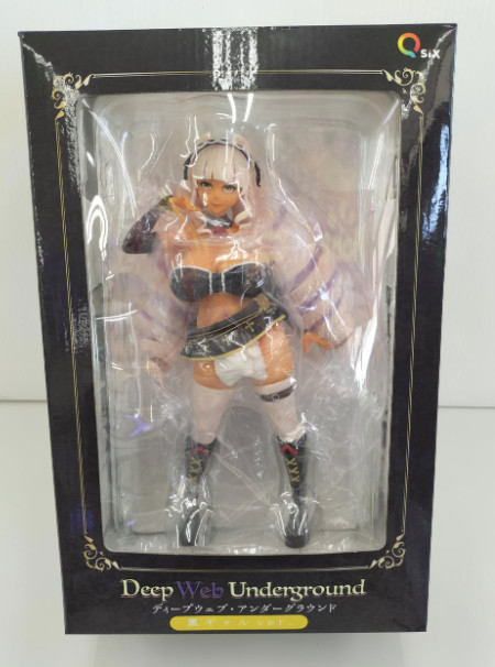 Q-six official Deep Web Underground Black Gal Ver. Virtual YouTuber 1/7 Figure