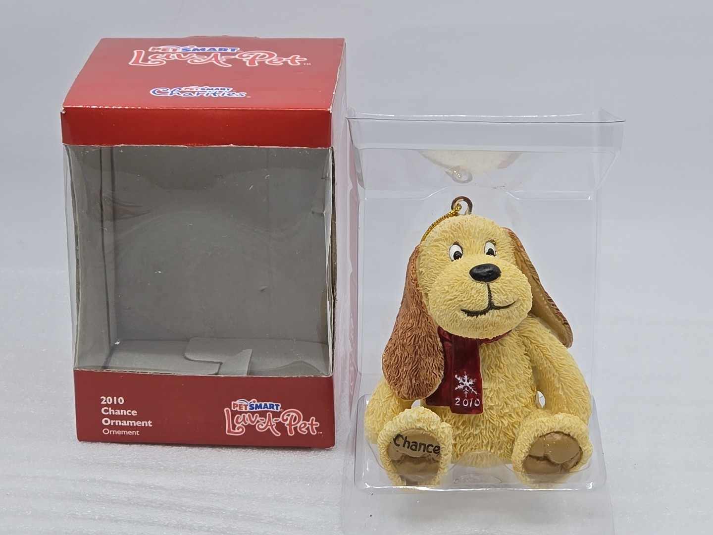 2010 Petsmart Luv-A-Pet Charities Chance Ornament in Box