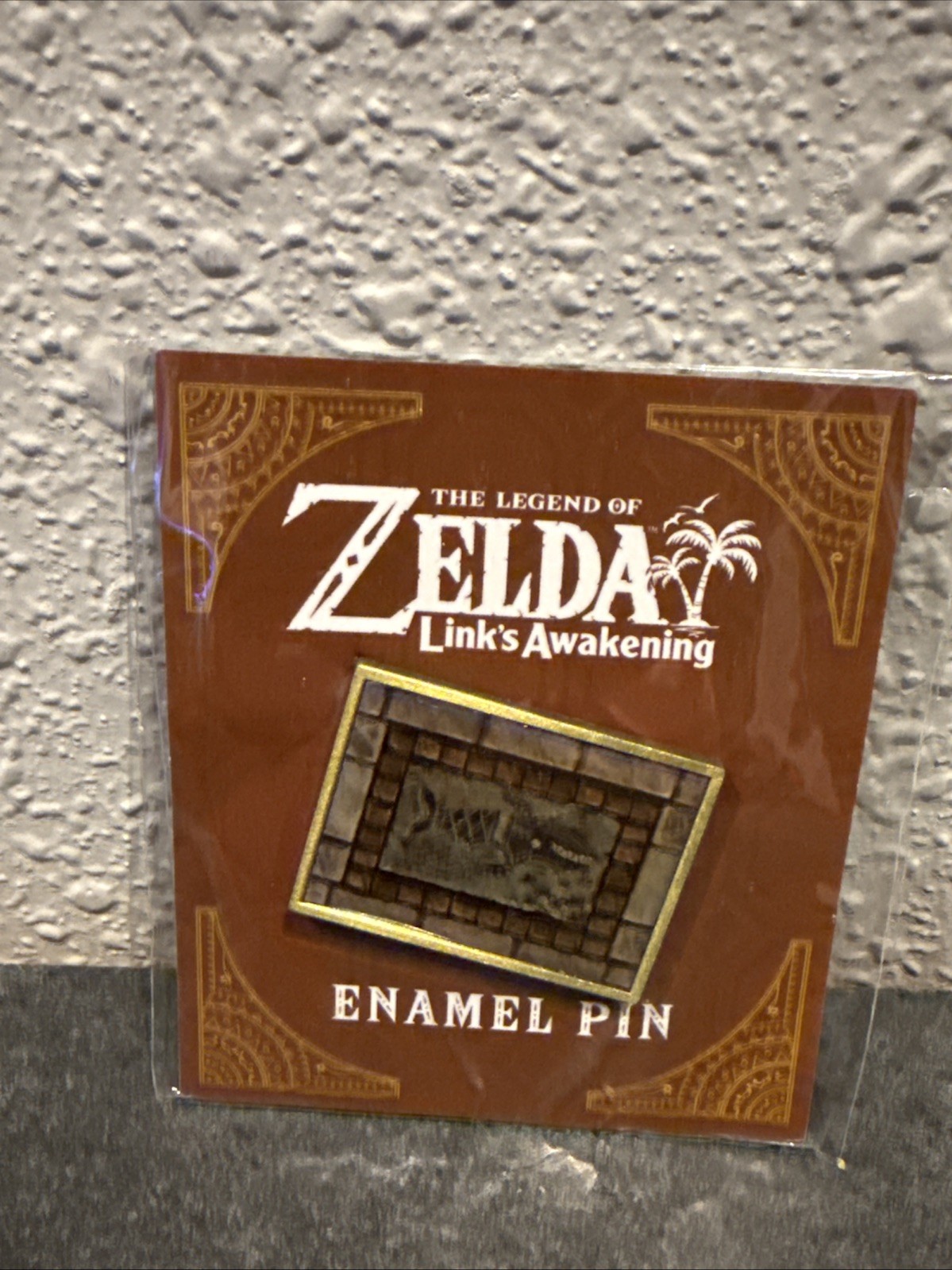 Legend of Zelda: Link's Awakening Wind Fish and Owl Enamel Pin Stone Wall Mural
