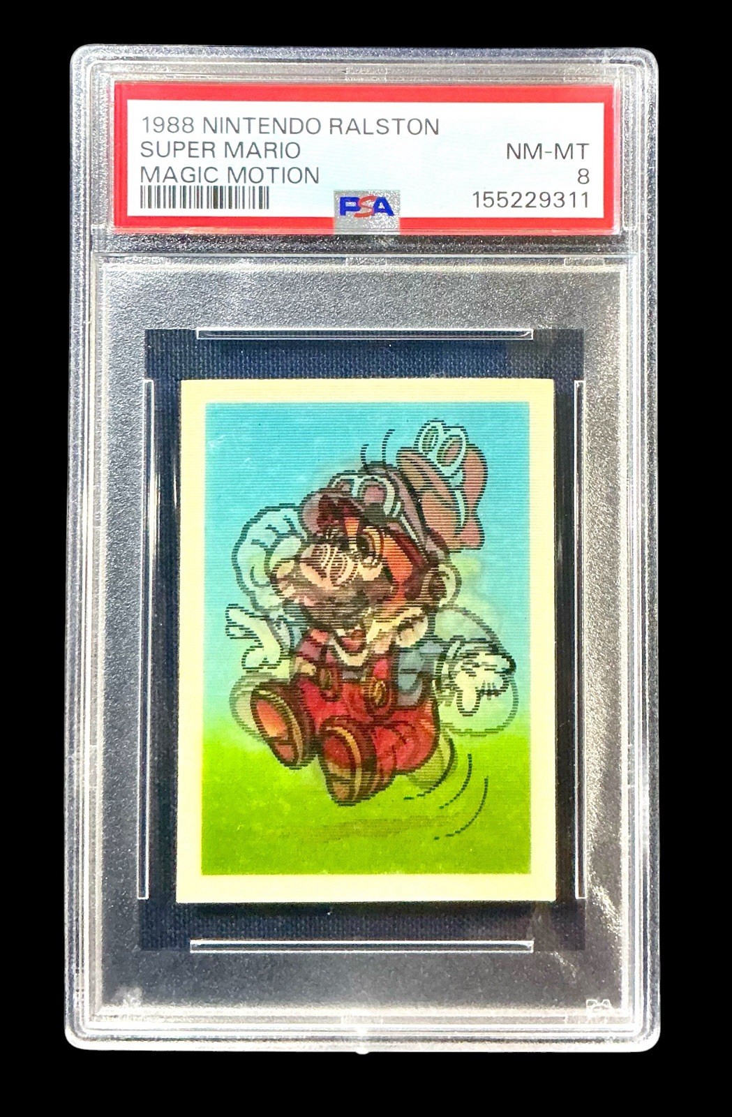 1988 ralston NES nintendo 3D super mario rc; magic motion PSA 8  *POP 5, ONLY 4^