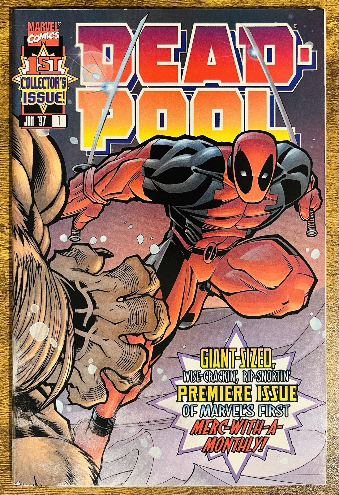 DEADPOOL 1 ED MCGUINNESS COVER 1ST APP BLIND AL & CANNON FODDER MARVEL 1997