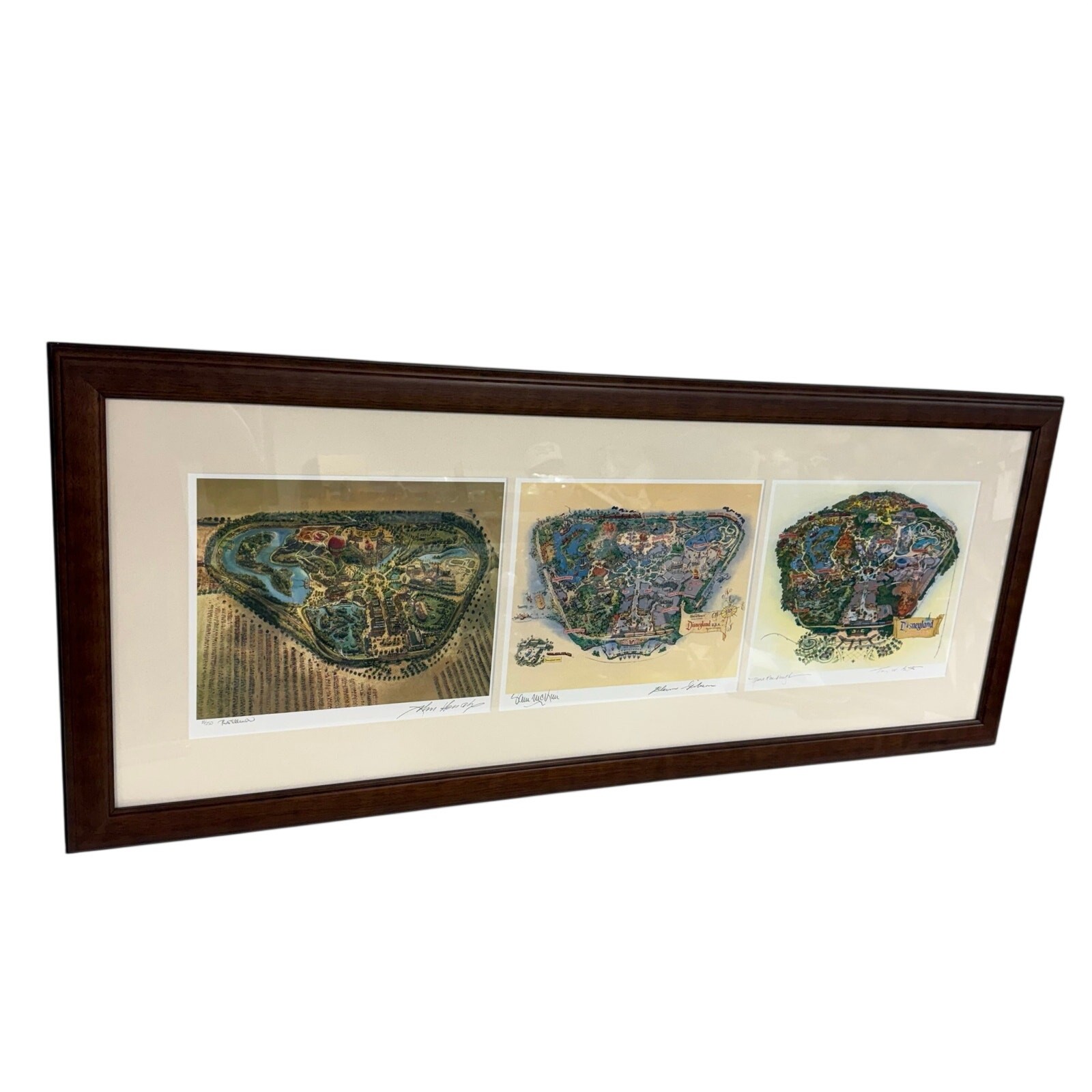 Vintage RARE Framed Disneyland 