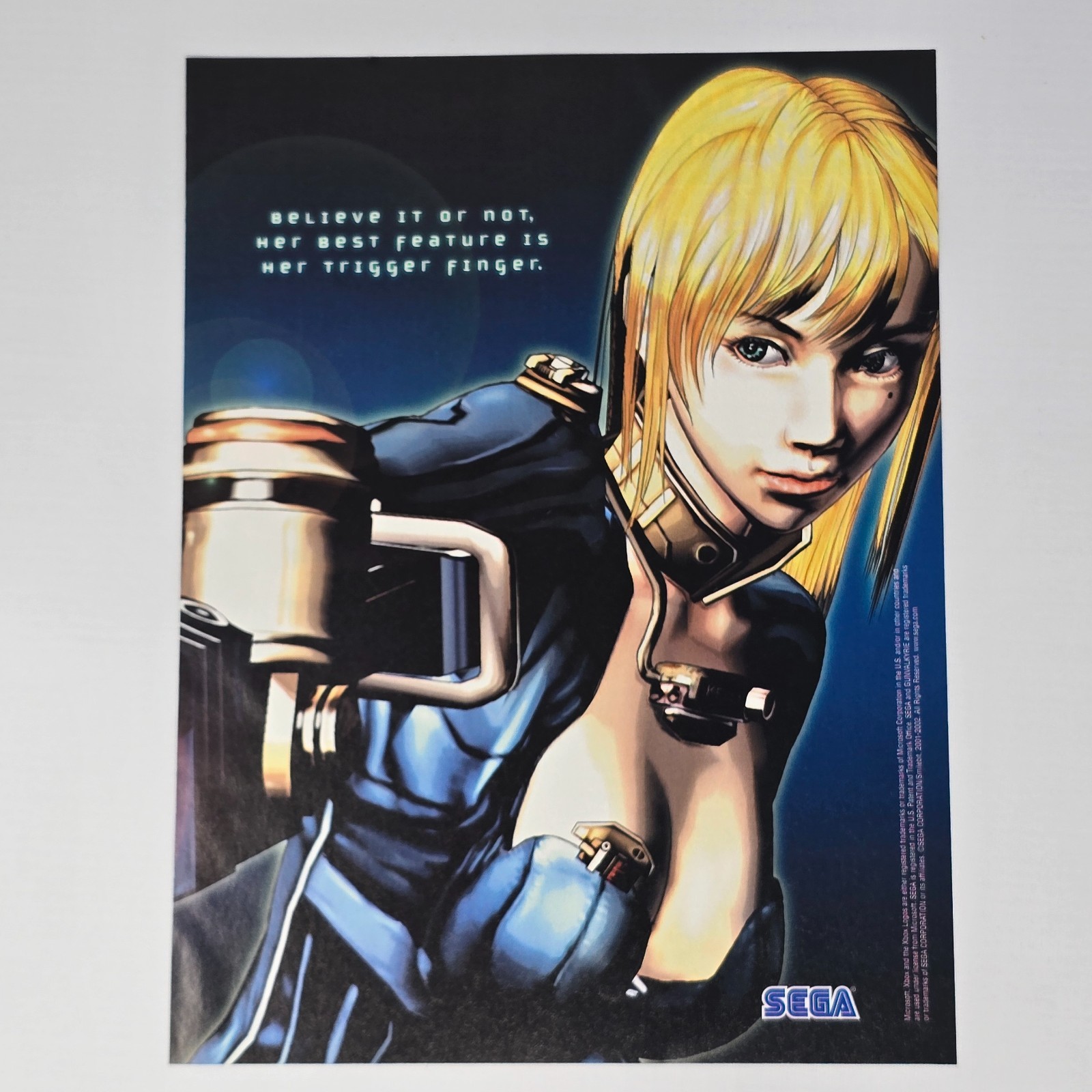 Gunvalkyrie Xbox Sega Best Feature Print Ad/Poster Promo Art