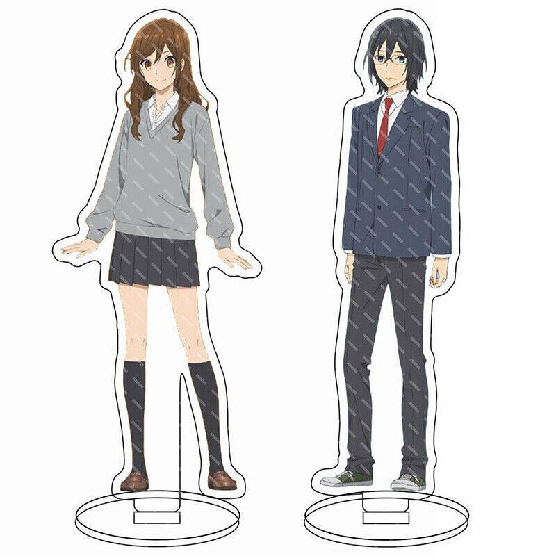 2Pcs Horimiya Hori Kyoko Miyamura Izumi Acrylic Stand Figure Desk Table Decor