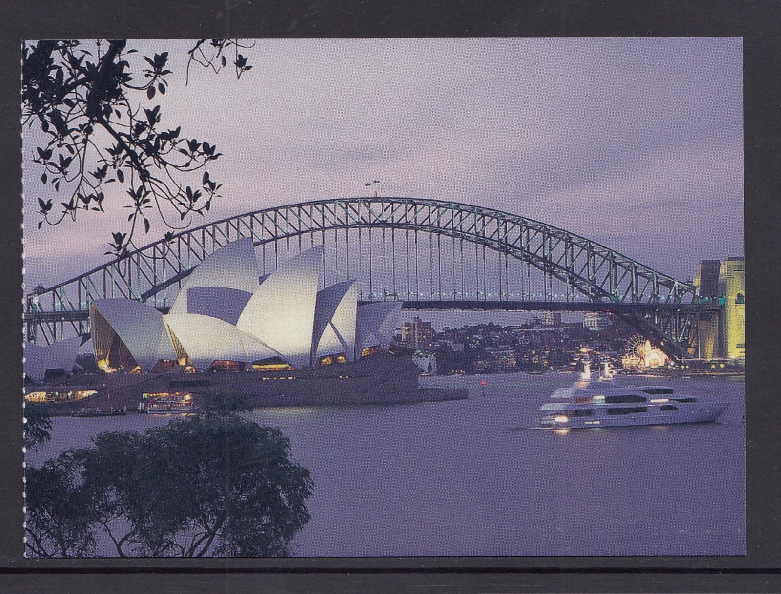 Australia Sydney Opera House & Bridge NSW, Postcard Unused
