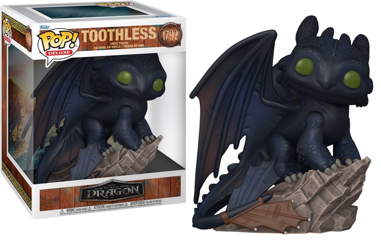 BOX DAMAGED Funko Pop Deluxe: How to Train Your Dragon: Toothless #1792 #86140