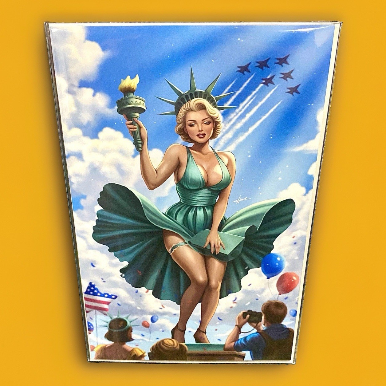 Artist Alley Comics Marilyn Monroe Statue of Liberty