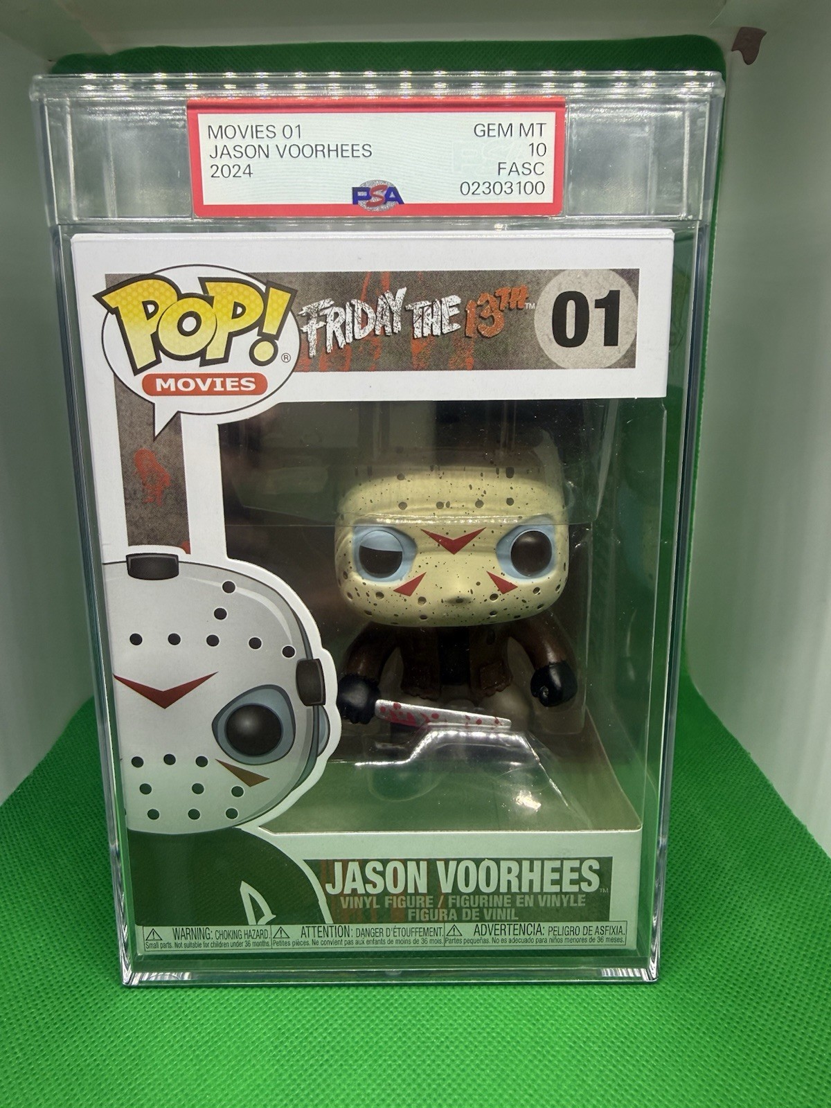 Funko Pop Friday The 13th Jason Voorhees Graded PSA 10