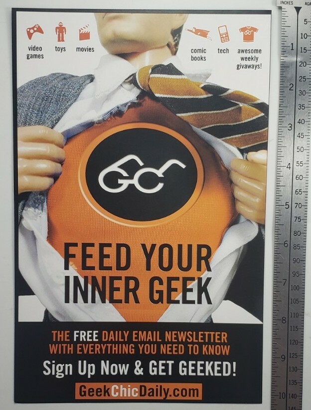 Geek Chic Daily RARE Print Advertisement 