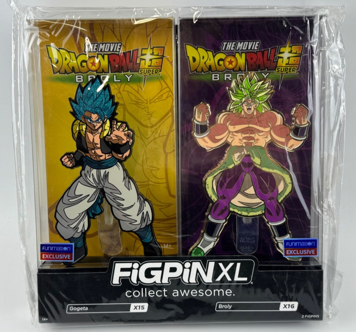 Dragon Ball Super - Gogeta & Broly FiGPiN 2-Pack (XL) (#X15 & #X16) Dragon Ball