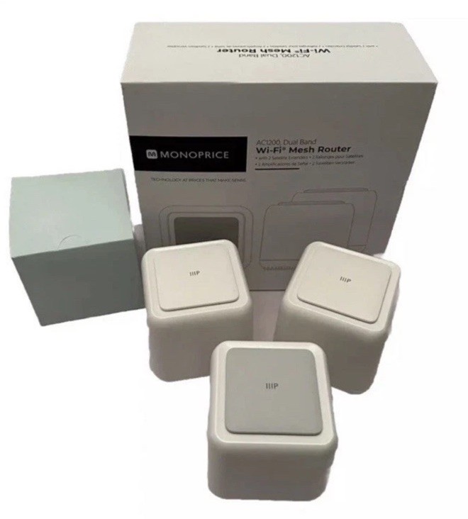 Monoprice AC1200, Dual Band Wi-Fi Mesh Router 3863