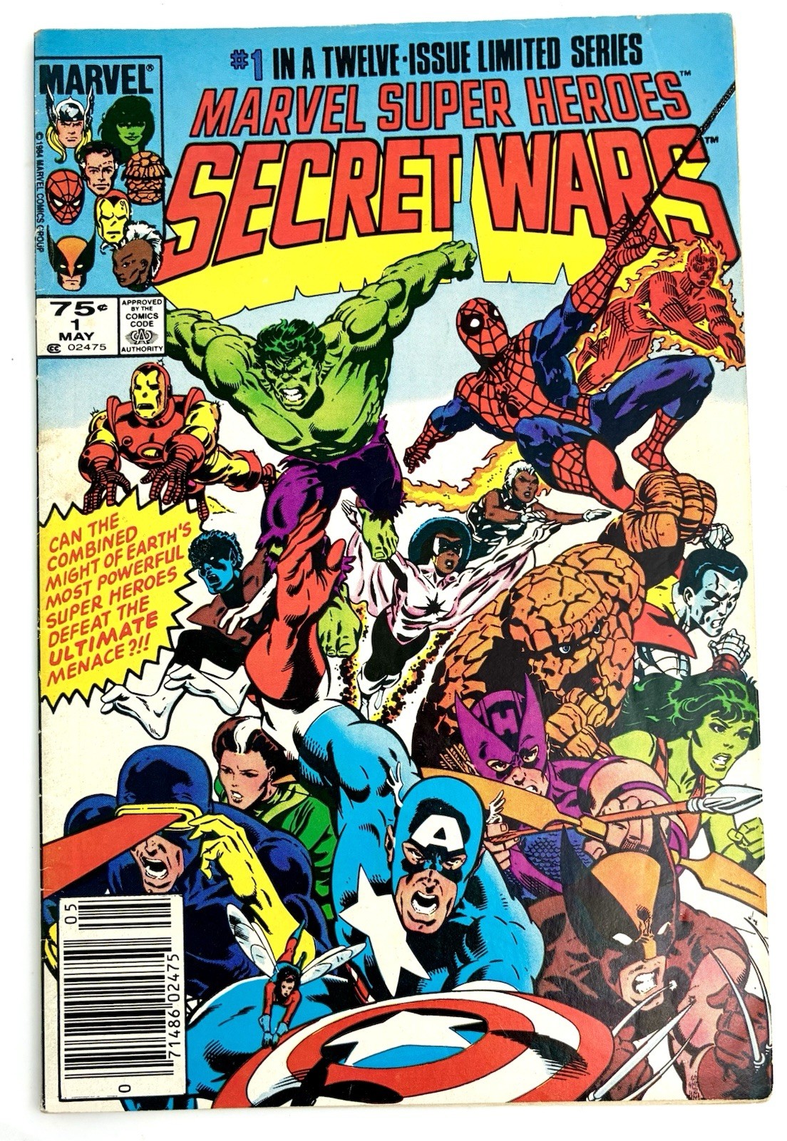 Marvel Super Heroes Secret Wars #1 1984 8.0 VF 🔑 1st Beyonder