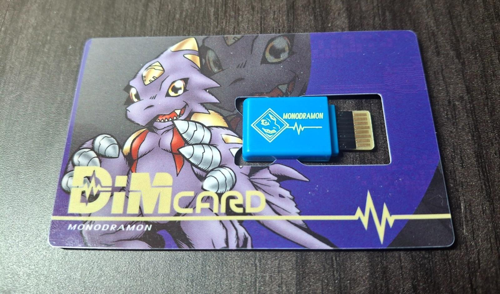 Digimon Monodramon GP Vol. 1 DIM Card Vital Bracelet, US Seller Used and working
