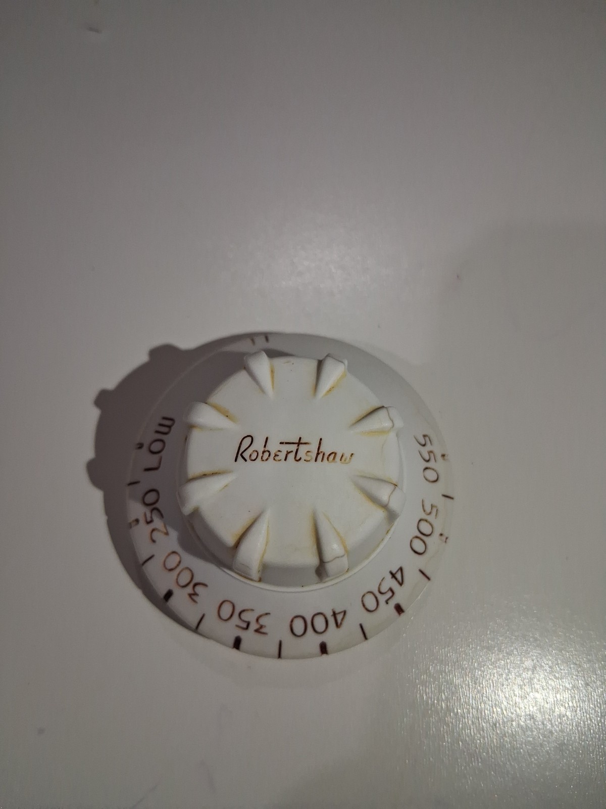 Robertshaw Bakelite Oven Temperature Control Knob For Vintage Tappan Deluxe gas