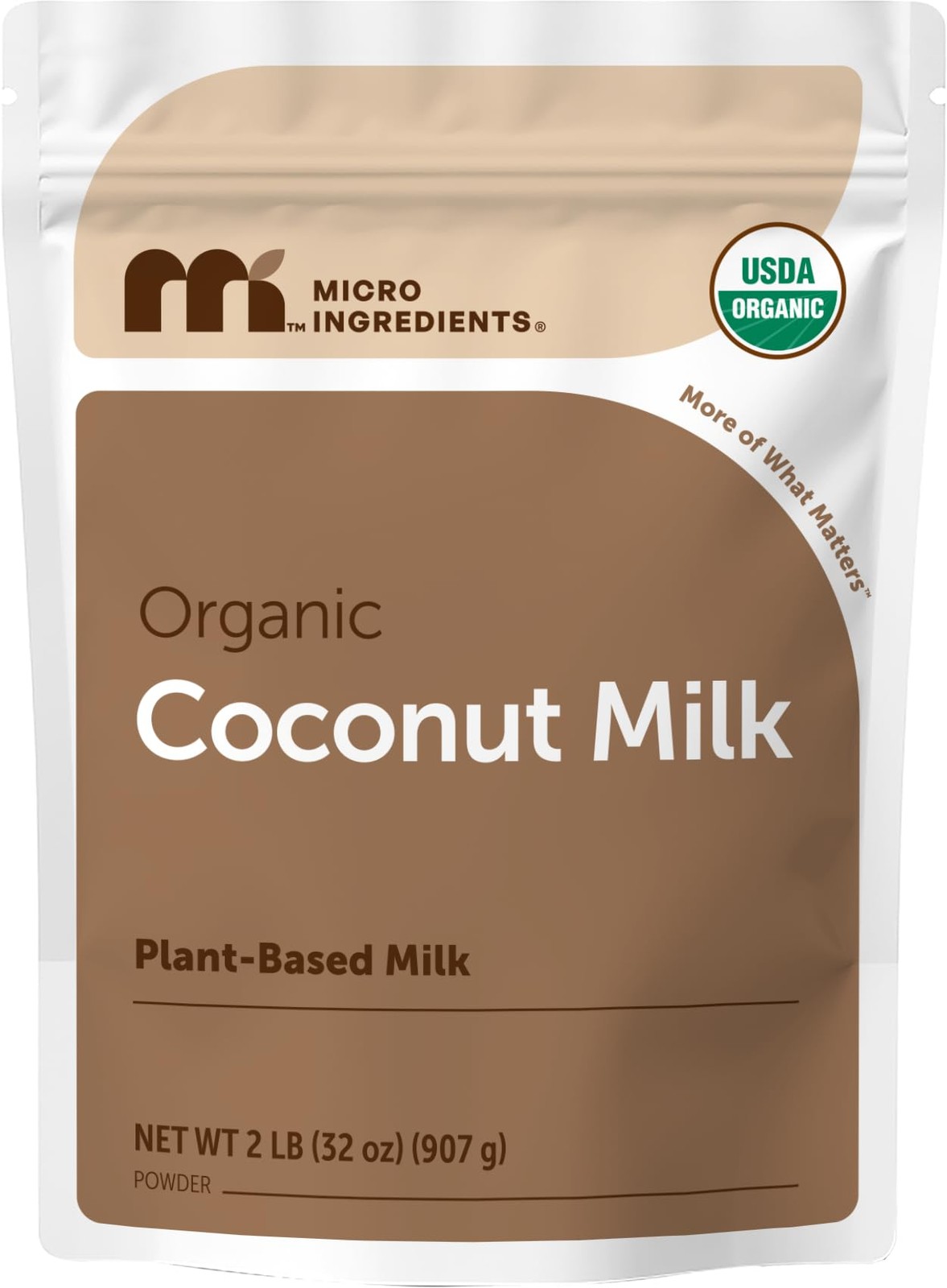 Micro Ingredients Organic Coconut Milk Powder, 2 Lb | 32 Ounce (Pack of 1)
