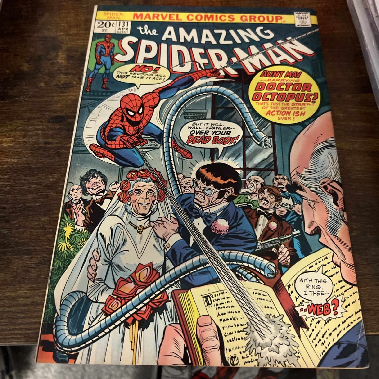 Amazing Spider-Man #131 Marvel 1974 Gerry Conway Writer Ross Andru Art - FN