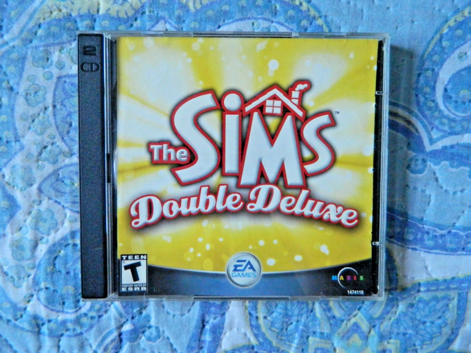 The Sims Double Deluxe PC Game 2003 2-Disc Set Tested Works Jewel Case No Manual