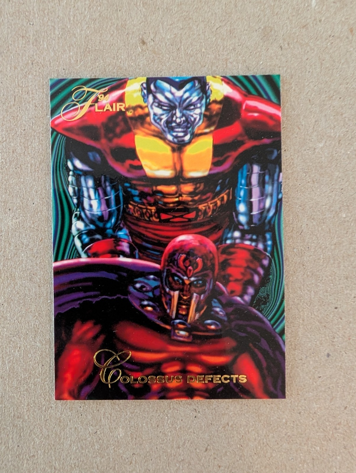 Colossus Defects - 1994 Flair Marvel #122