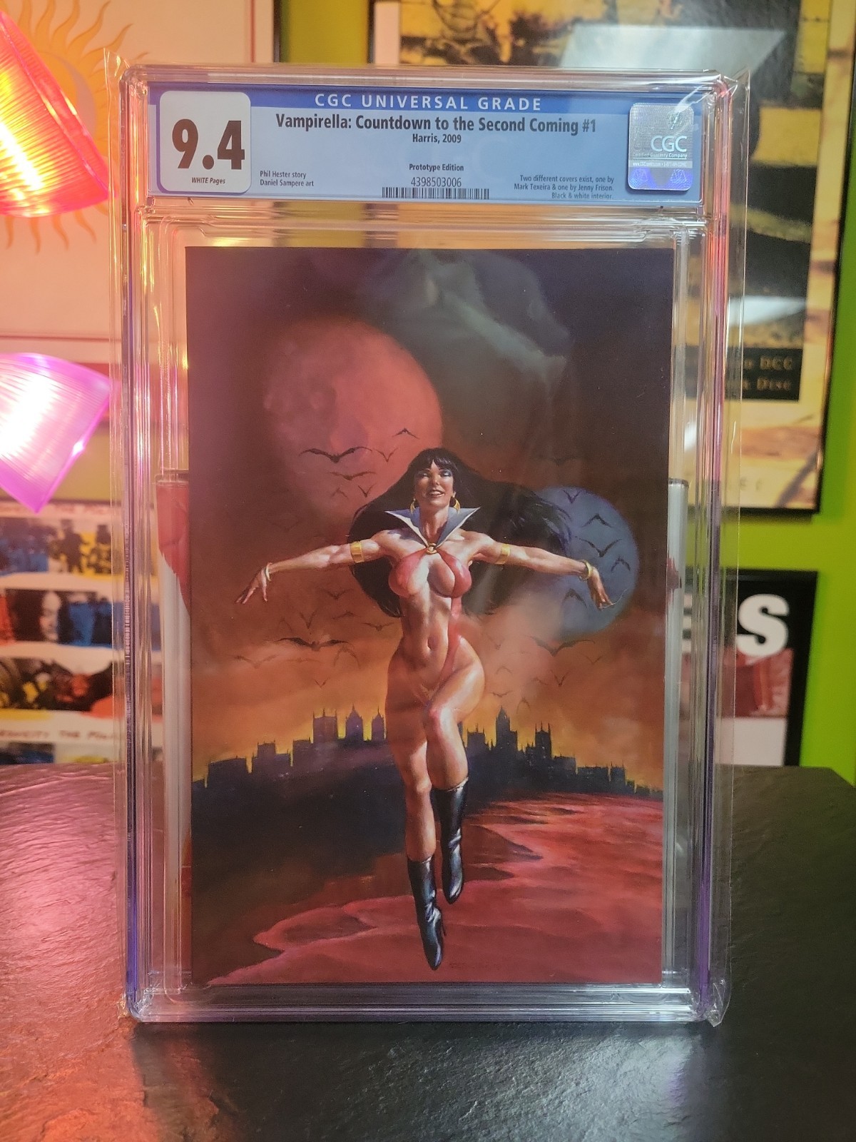 VAMPIRELLA COUNTDOWN TO THE SECOND COMING #1 PROTOTYPE CGC 9.4 JENNY FRISON HTF