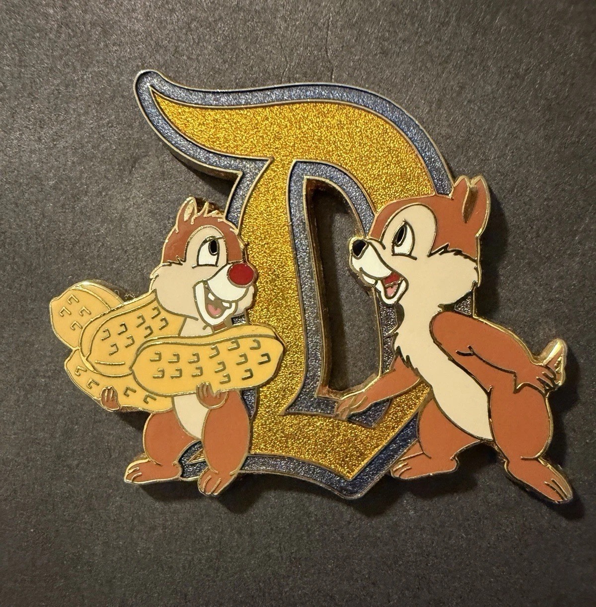 Disney DLR - Chip & Dale Gothic D Where Dreams Come True Pin 2006 Disneyland