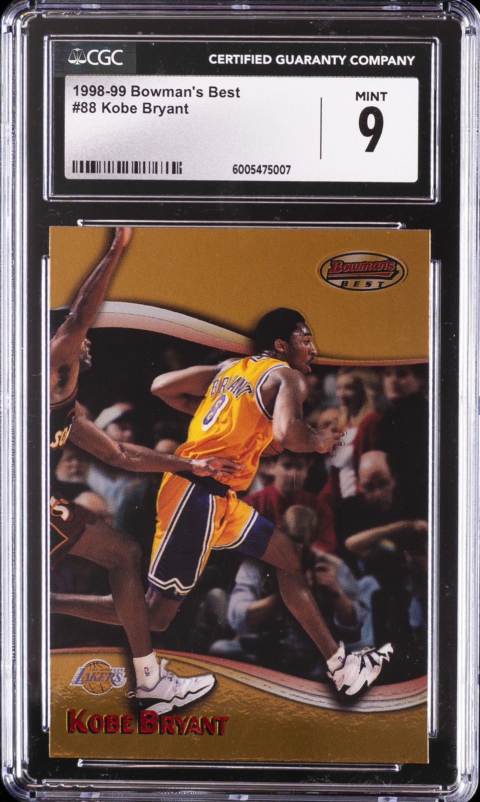 1998-99 BOWMAN'S BEST #88 KOBE BRYANT CGC 9