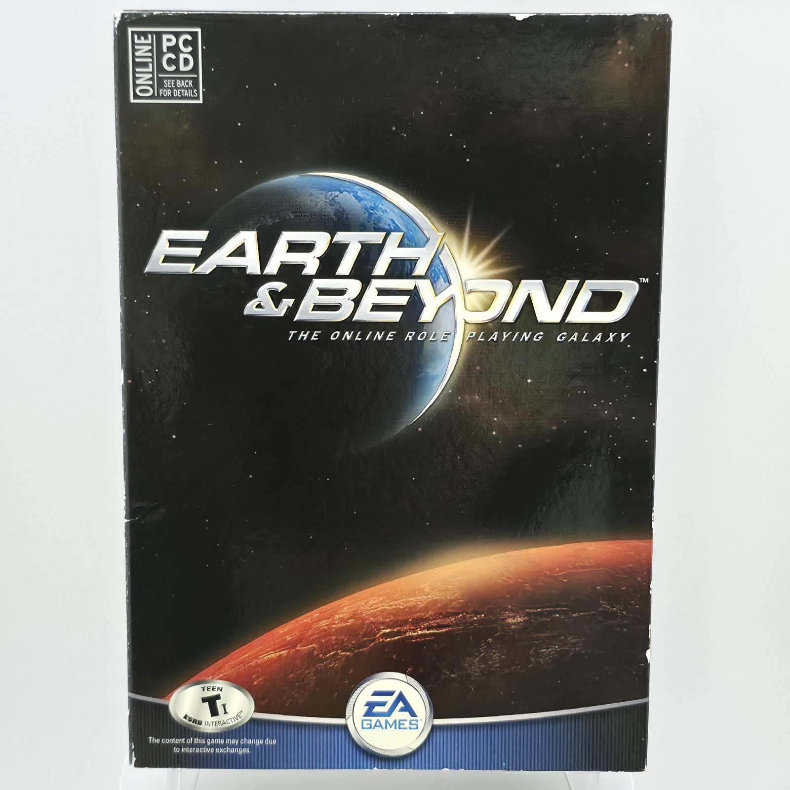 Earth & Beyond: The Online Role Playing Galaxy, 2002, Small Box, New & Sealed
