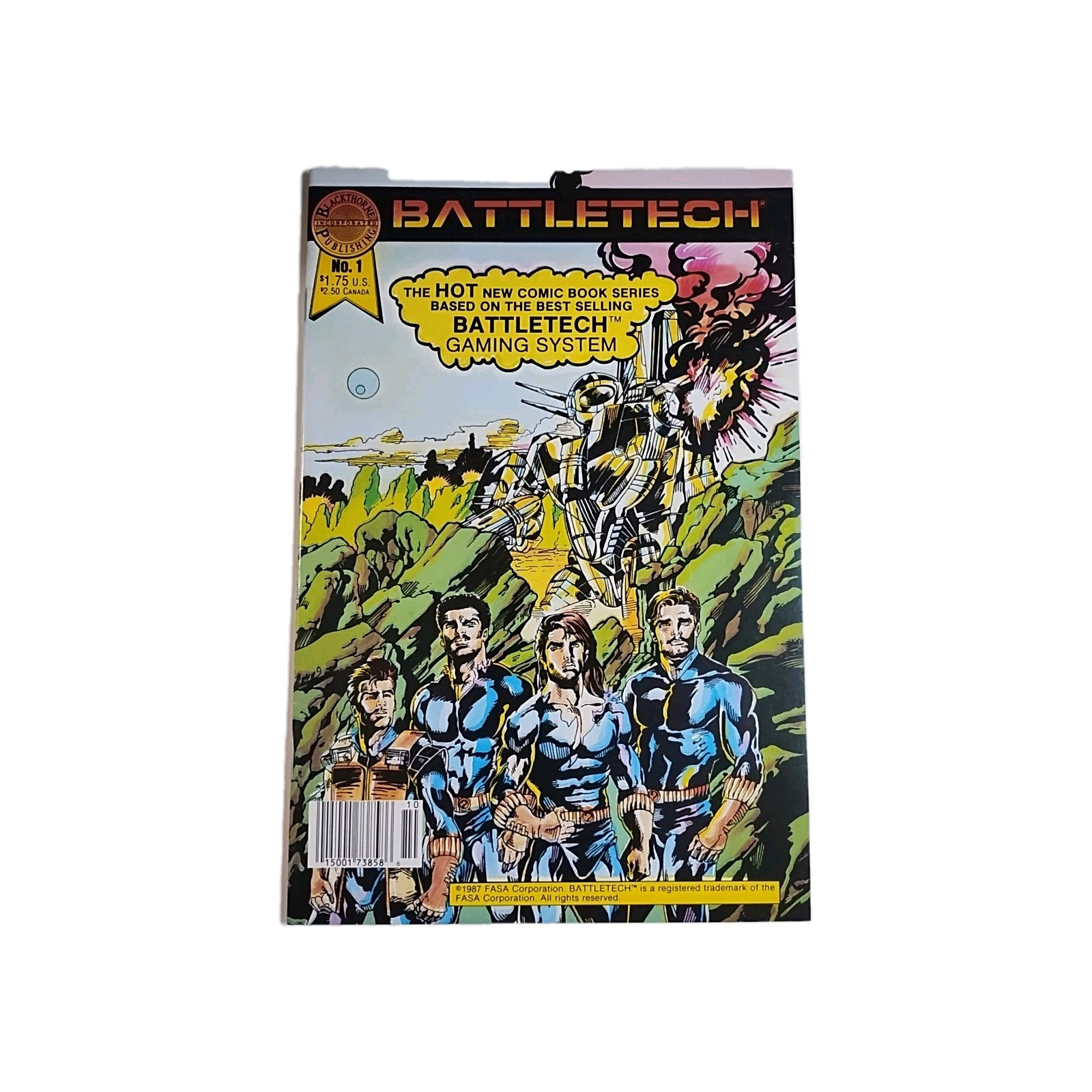 BattleTech #1 (Blackthorne Publishing October 1987)