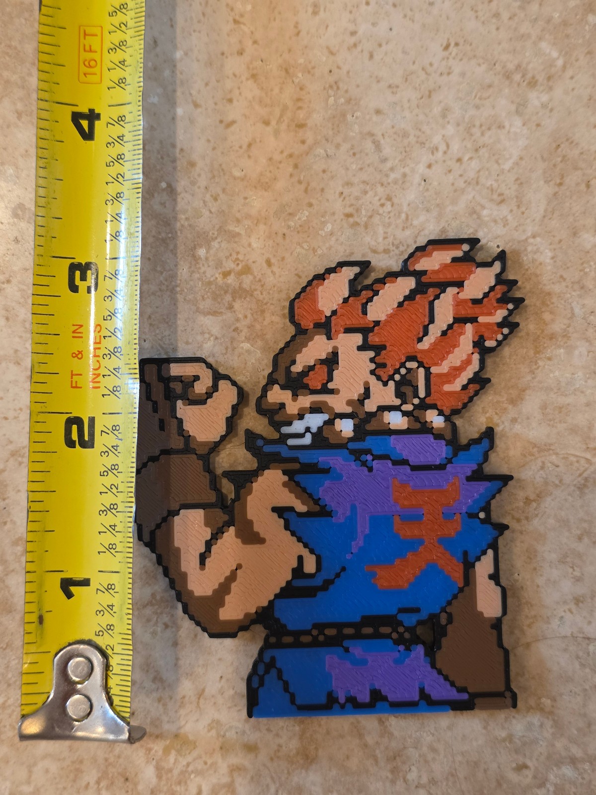 Capcom vs SNK Chibi Sprite 3D Printed Magnet
