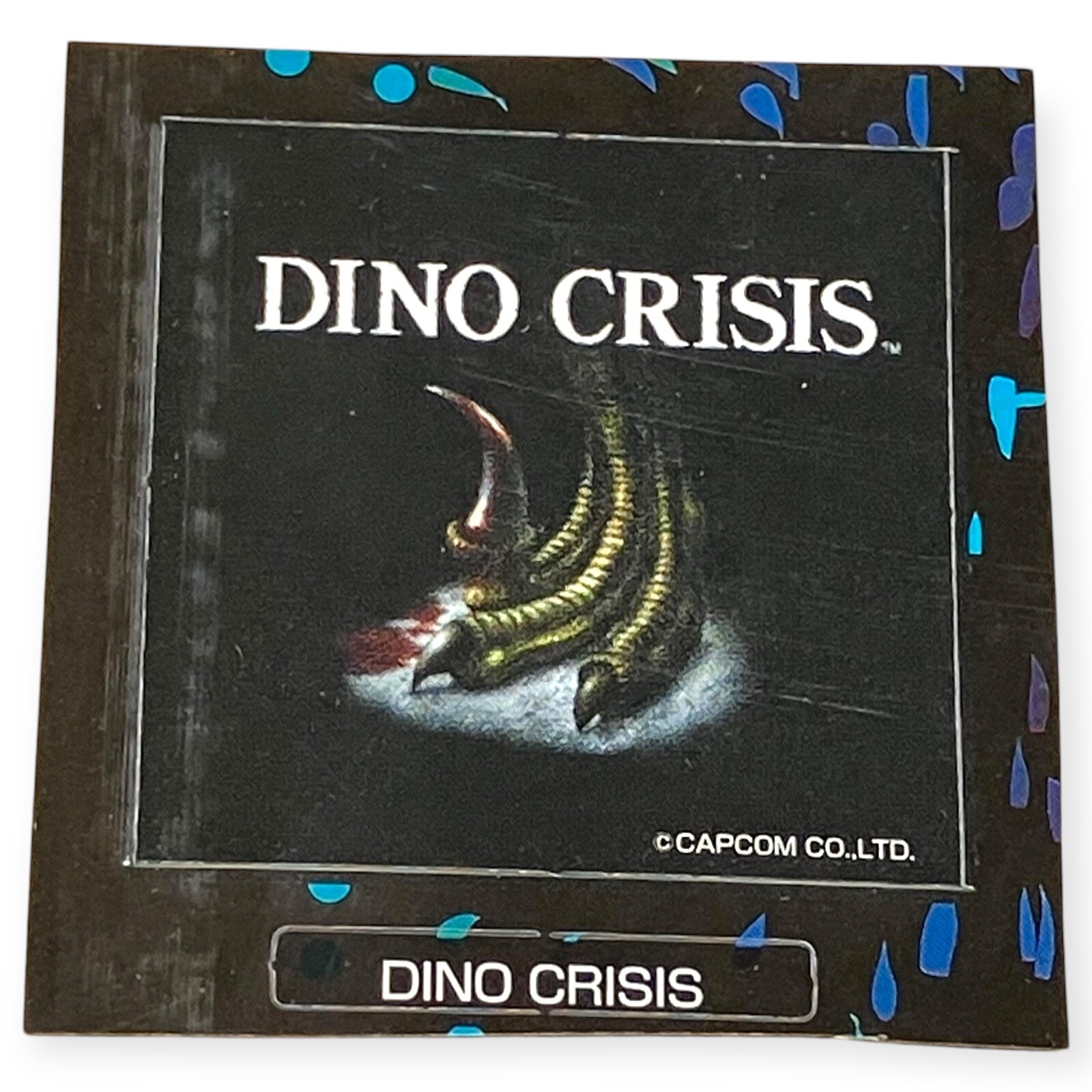 Sony PlayStation 1 PS1 Dino Crisis Horror Vintage VTG Memory Card Sticker Skin
